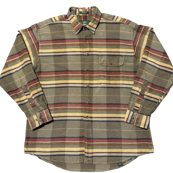 Orvis Other - Vintage Orvis Shacket Mens L  Striped Southwestern Heavy Work Shirt Oversized